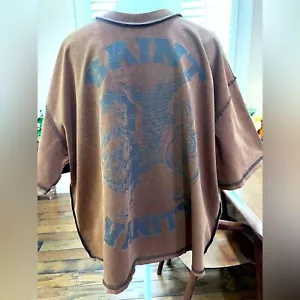 SAINT VANITY LOGO GRIFFIN MOCHA BROWN STREETWEAR T-SHIRT 2XL NWT - Picture 1 of 10