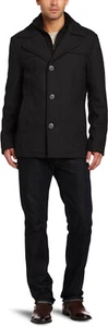 Kenneth Cole Men's Wool Blend Jacket Size L Black - Picture 1 of 10