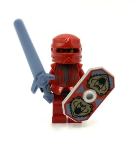 LEGO Santis Red Armor minifigure Castle Knights Kingdom 8781 8778 8780 8799 - Picture 1 of 6