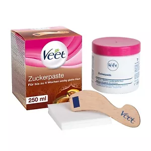 4 X Veet Zuckerpaste mit Arganöl geeignet zur Haarentfernung 250ml - Bild 1 von 2