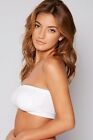 Seamless Padded Comfort Strapless Stretch Bandeau Summer Bra Sizes 8 36 Non Wire