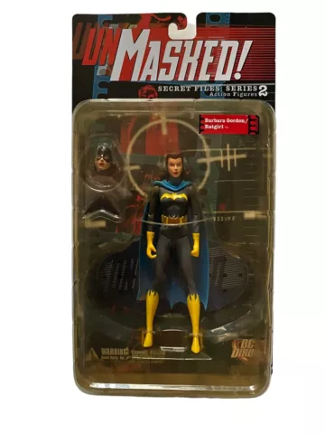 DC Direct Unmasked Secret Files Series 2 Batgirl Barbara Gordon Figure New READ Cover