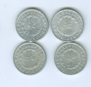 FOUR PARAGUAY UNCIRCULATED 1938 PESOS - Picture 1 of 2