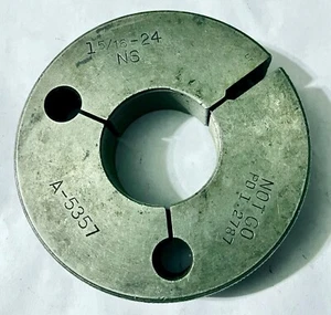 GTD GREENFIELD 1-5/16 24 NS THREAD RING GAGE 1.3125 NOT GO ONLY 1.2787 - Picture 1 of 2