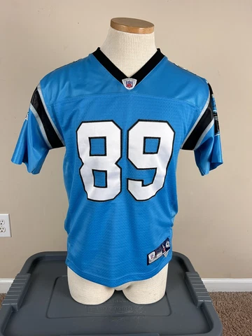 Reebok NFL Carolina Panthers #89 Steve Smith Sewn Jersey Youth Size L (14 -16) Cover