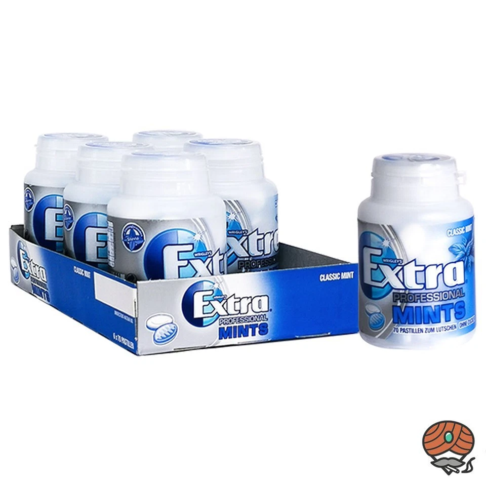 Wrigley's Extra Professional Mints Classic Mint Pastillen 6x 77g à 70 Stück - Bild 1 von 2
