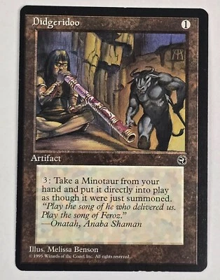 MTG Didgeridoo Homelands Regular Rare LP Magic The Gathering Ships FAST - Image 1 of 4