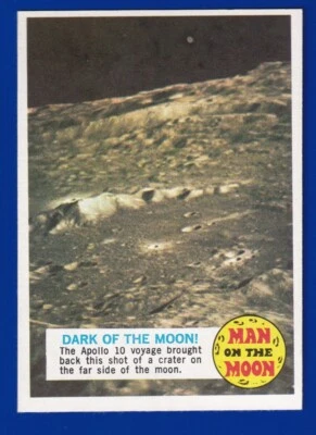 DARK OF THE MOON 1969 TOPPS MAN ON THE MOON #34A EXMINT NICE CORNERS NO CREASES - Image 1 of 2