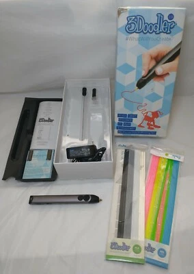 3Doodler 2.0 3D Printing Pen with ABS & PLA Filament 3DOOD-V2-US Bundle TESTED!! - Image 1 of 4