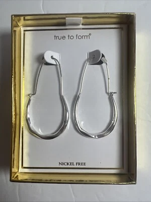Pendientes True to Form Plata Sin Níquel - Nuevos En Caja Foto 1 de 3