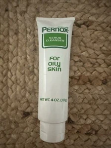 PERNOX SCRUB CLEANSER FOR OILY SKIN 4 OZ Almost Full, Opened A Few Times - Picture 1 of 4