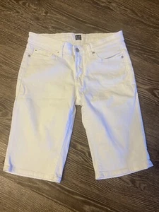 30 Zoll Taill Gap Bermuda weiße Denim Shorts Neu ohne Etikett - Bild 1 von 6