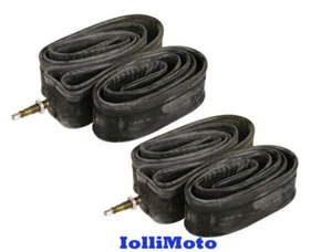 SET 2-CAMERA D'ARIA BICI 24 x 1.75 / 2.10 Valvola Italiana 34mm MTB City Bike - Imagen 1 de 2
