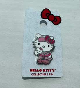 Hello Kitty pin Wearing robe and slippers Sanrio - Picture 1 of 2