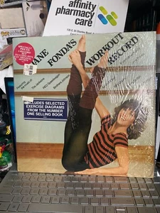 Jane Fonda's Workout Record Vinyl 2 Set LP Record 1981 Columbia In Shrink - Picture 1 of 5