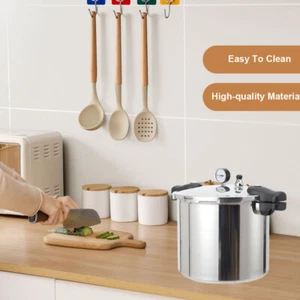 22 LITER DRUCKKOCHER ALUMINIUM 22L KÜCHE CATERING HAUS MIT ERSATZDICHTUNG - Bild 1 von 15