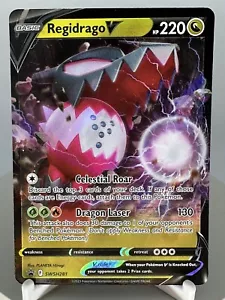 Regidrago V SWSH281 Black Star Promo JUMBO Pokemon Card Oversized - Picture 1 of 2