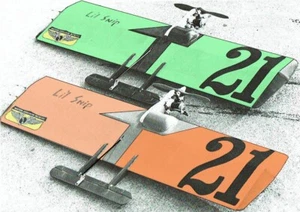 Model Airplane Plans (UC): Li'l Snip 25½" Wingspan ½A Combat by Rich Lopez - Picture 1 of 3