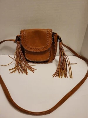 DV Mini Crossbody Boho purse with fringe accent! SUPER Cute! - Image 1 of 4