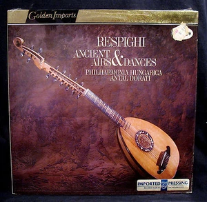 RESPIGHI-ANCIENT AIRS & DANCES-PHILHARMONIC HUNGARIA-DORATI-N Mint Import Album - Picture 1 of 4