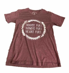Jane Marie T-Shirt To Burgundy Damen Gr. S Soft House Full, Hands Full - Bild 1 von 3