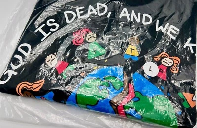 FTP "GOD IS DEAD" T-SHIRT (BLACK) MEN'S SIZE LARGE  ****IN STOCK-SHIPS TODAY**** - Image 1 of 4