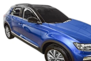 Deflectores de viento para VW T-Roc 2017-Up 5 puertas juego de 2 piezas tintado Heko - Imagen 1 de 9