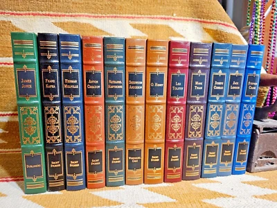 Easton Press Complete 12 Volume Set GREATEST SHORT STORIES Tolstoy, Twain..MINT! - Image 1 of 4