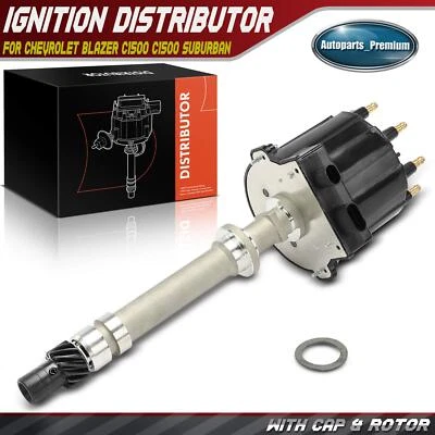 Distribuidor de ignição com tampa e rotor para Chevy Blazer C/K 1500 2500 3500 G20 P20 - Imagem 1 de 4