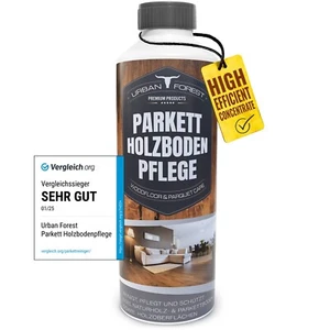 Holz Bodenreiniger & Holz Bodenpflege - Parkettpflege & Parkettreiniger 1000 M - Bild 1 von 6