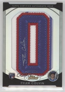 2010 Topps Finest Refractor /75 Tyler Colvin (Letter O) #152.O Auto