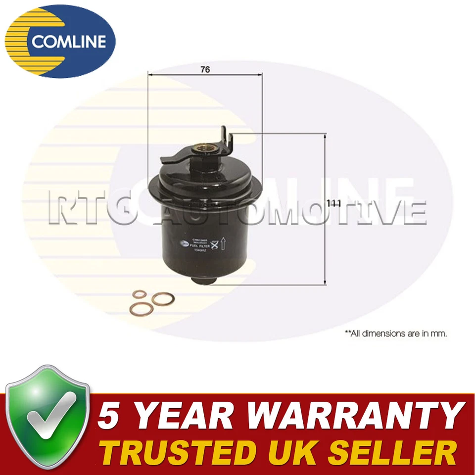 Comline Fuel Filter Fits Honda CR-V Civic HR-V Accord + Other Models - Image 1 of 2
