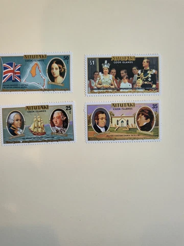 Stamps Aitutaki Scott #148-51 nh Cover