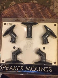 Vantage Point SoundGear Wall Ceiling Satell Speaker Mounts (5 Mounts) SATS05B-A - Picture 1 of 6