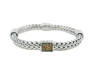 John Hardy Classic Kette Mandarine Granat Sterling Armband - Bild 1 von 8