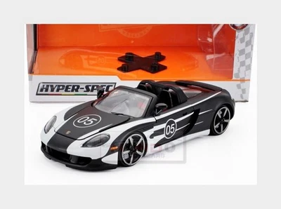 1:24 JADA Porsche Gt Carrera #05 2001 Black White JADA35490 - Immagine 1 di 2