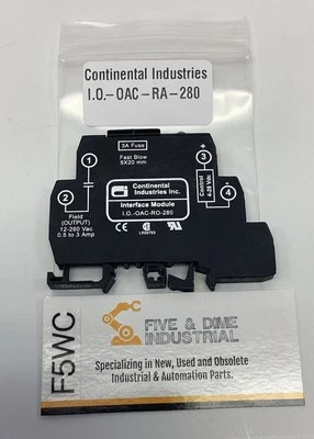 Continental Industries I.O.-OAC-RA-280 Control Interface Module, 3A - Image 1 of 4