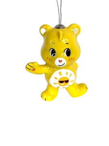 Care Bears Funshine Bear Christmas Ornament Yellow Ceramic Xmas Gift Whimsy Fun - Picture 1 of 5