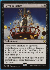 Revel in Riches Ixalan NM Black Rare MAGIC GATHERING CARD (ID# 504196) ABUGames - Picture 1 of 2