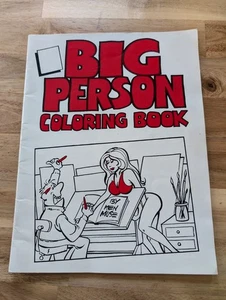 The Big Person Coloring Book, Illustrated By Ken Muse, Unused - Picture 1 of 7