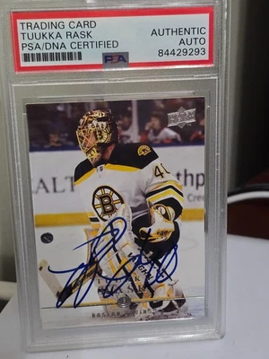 2009 Upper Deck - Signature Sensations Tuukka Rask AUTO - Image 1 of 2