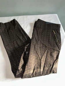 New With Tags RAFAELLA Comfort Slim Leg Stretch Women Brown/Black Pants Size 14 - Picture 1 of 7