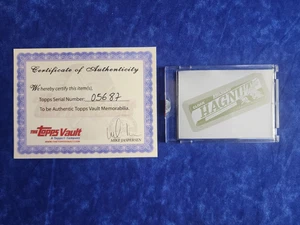2010 Topps Wacky Packages Old School Series 2 Printing Plate HAGNUT - Picture 1 of 3
