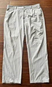 Pantalones de golf Nike Tour Performance grises 4 bolsillos para hombre 36 ventilados Dri-Fit elásticos - Imagen 1 de 15