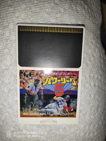 PC Engine Hu POWER LEAGUE 5 Card Only