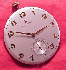#2 CAL 870 HAMILTON Unitas 6497 - 17 Joyas Reloj Movimiento Cromo Cepillado - Imagen 1 de 6