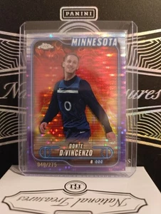 2024-25 Topps Basketball Chrome Donte DiVincenzo Purple Pulsar 40/275 #20 - Picture 1 of 2