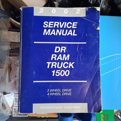Camión DR RAM 1500 2002 2x2/4x4 manual de servicio Foto 1 de 2