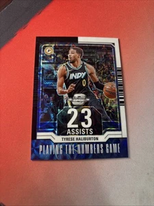 2023-24 Contenders Optic International Black White Tyrese Halliburton 1/25 - Picture 1 of 2