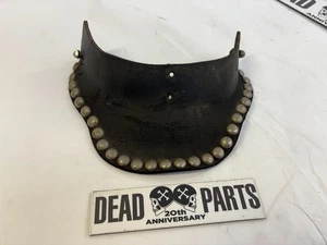 Indian leather studded mud flap guard shield LooK - Imagen 1 de 8